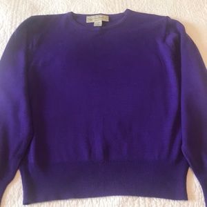 Evan-Picone long sleeve wool acrylic blend sweater